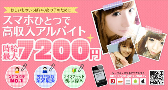 ガールズチャットのテレフォンレディ求人募集